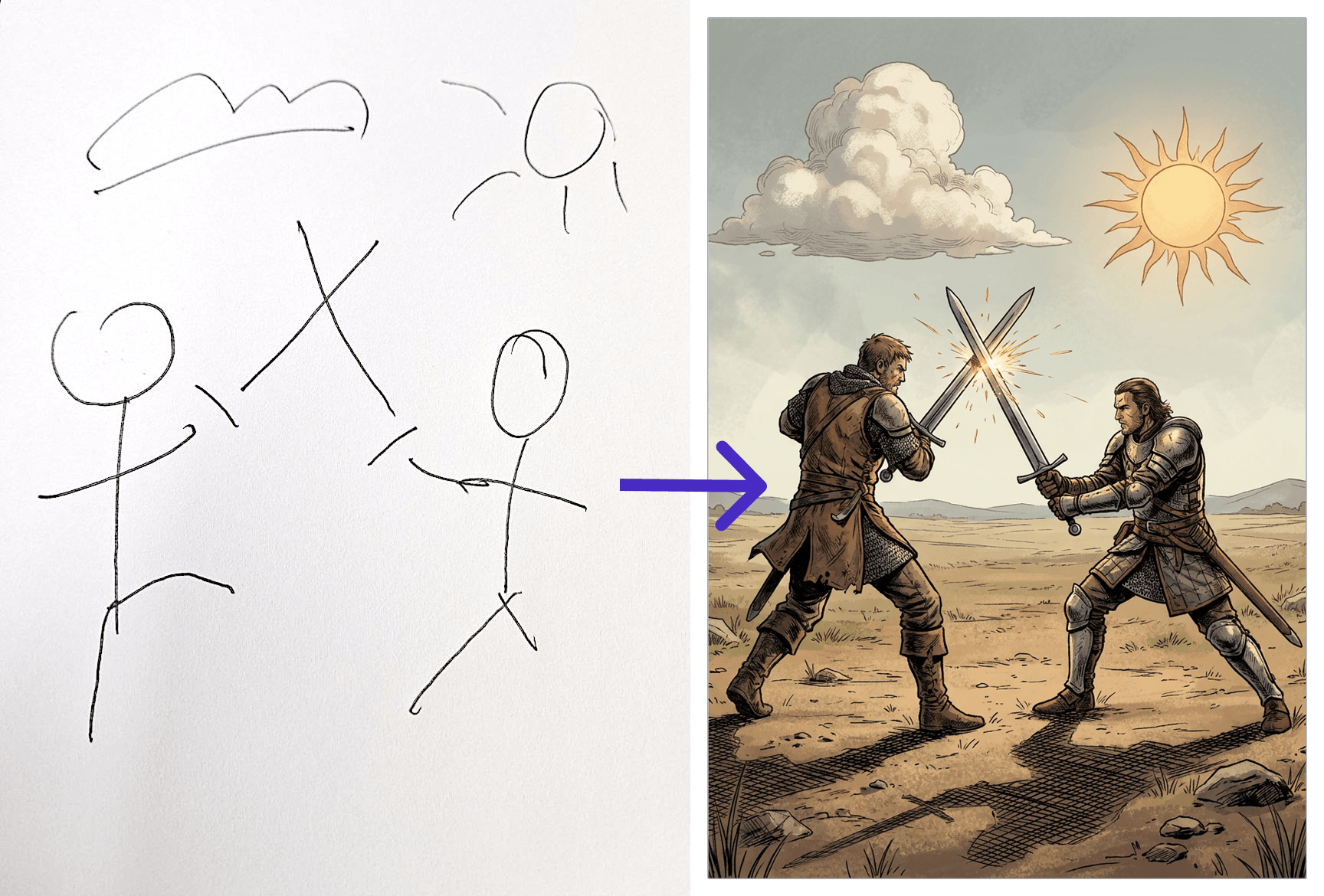 Sketch Your Panel First — Then Let AI Generate It