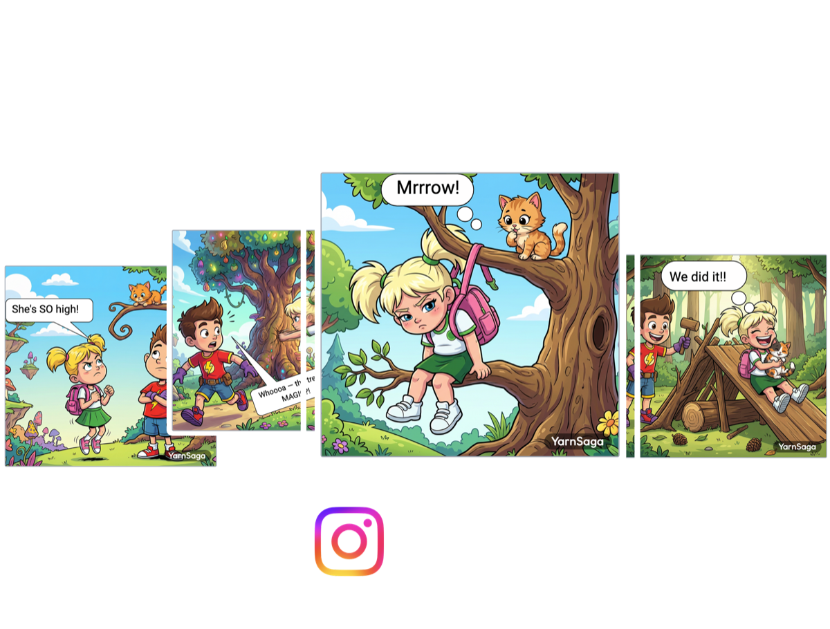 How to Turn Your Comic into an Instagram Carousel (with AI)