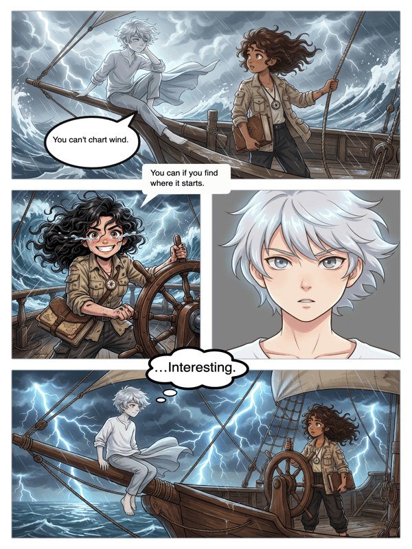 Comic created with YarnSaga AI comic creator tool